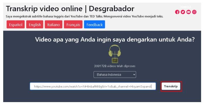 Cara Mengonversi Video YouTube ke Teks di Laptop Asus