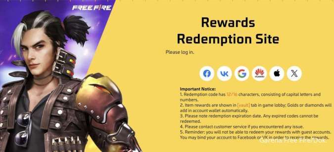 Kode Redeem FF Hari ini 21 Maret 2024: Klaim Hadiah Gratis di Reward.ff.garena