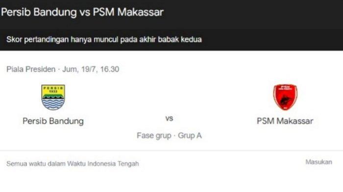 Jadwal Persib Bandung di Piala Presiden 2024: Laga Pembuka Melawan PSM Makassar