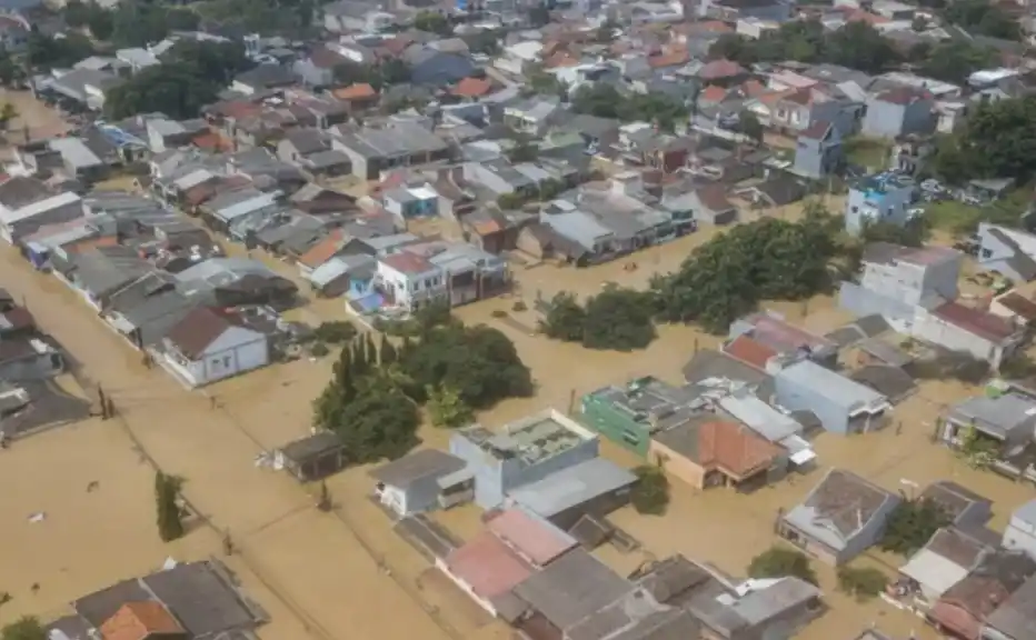 Banjir di Bekasi Surut, 61 Ribu Warga Terdampak