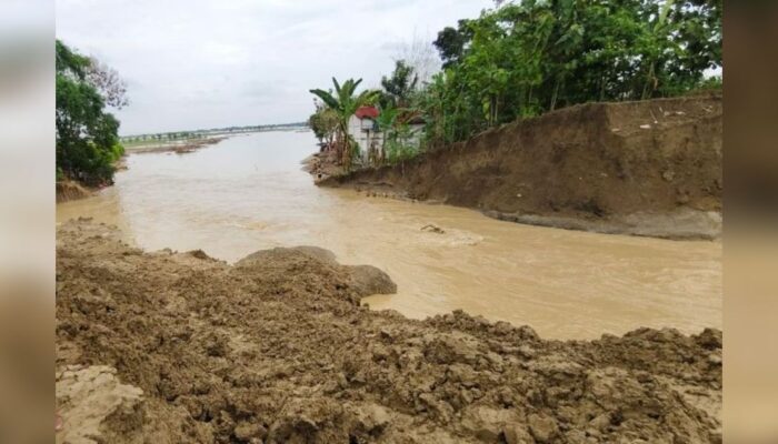 Pemkab Mojokerto Perbaiki Tanggul Sungai Subentoro yang Ambrol Sepanjang 50 Meter