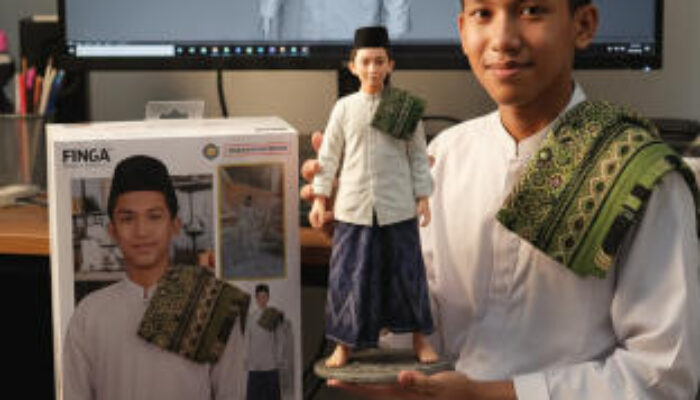 Prompt Ultra-Realistis Pemuda dengan Miniatur Dirinya Sendiri Jadi Viral di Dunia AI