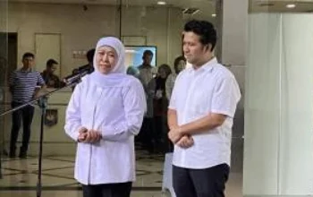 Khofifah Pastikan Biaya Perawatan Santri Korban Runtuhnya Mushala Ponpes Al Khoziny Ditanggung Pemerintah