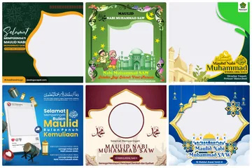 Link Twibbon Maulid Nabi Muhammad SAW 2025 Gratis, Pilih Desain Favoritmu