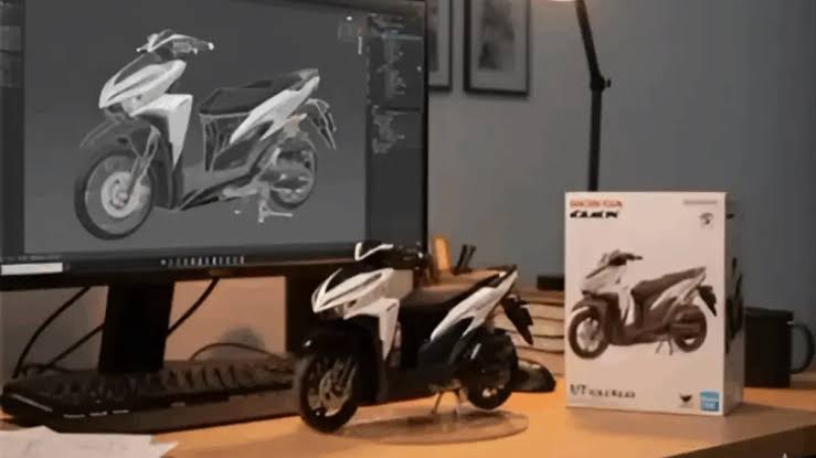 Prompt AI Viral: Ubah Motor Jadi Mainan Perakitan Lengkap dengan Suasana Realistis